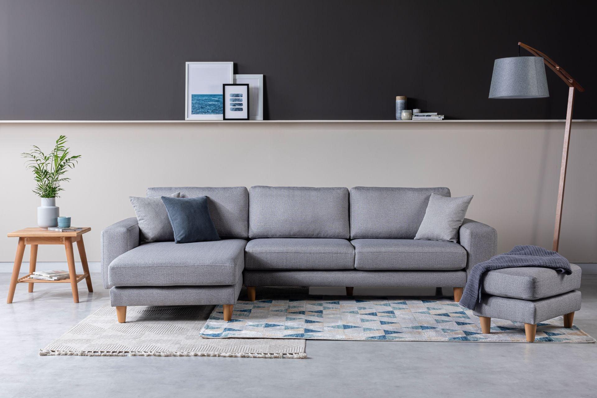 Diana Corner Sofa Grey #3 - Duraster