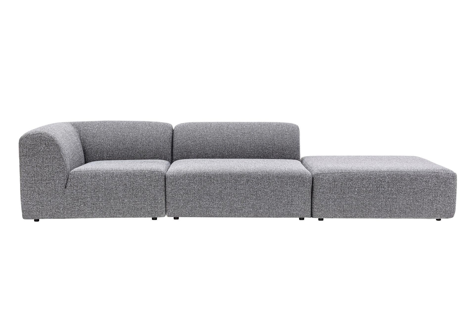 Diana Corner Sofa Light Grey#8 - Duraster