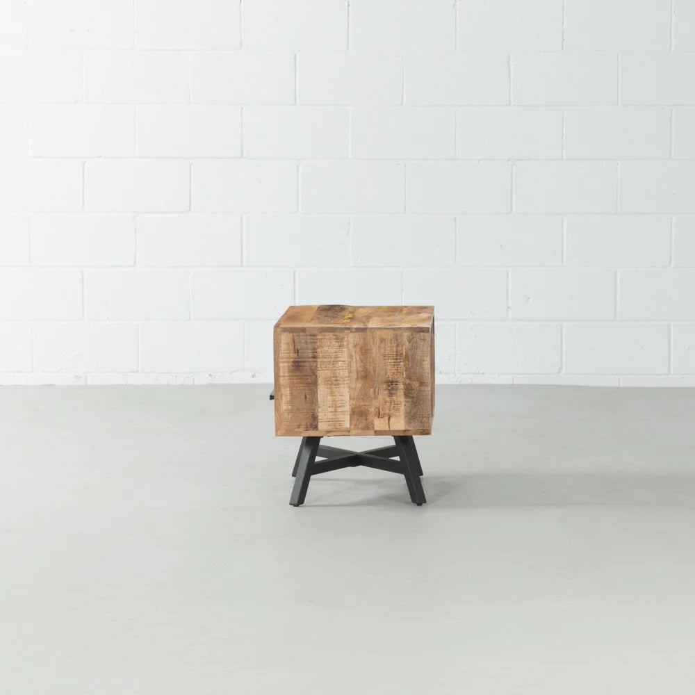 Brooklyn Mango Wood Night Stand #2 - Image 4