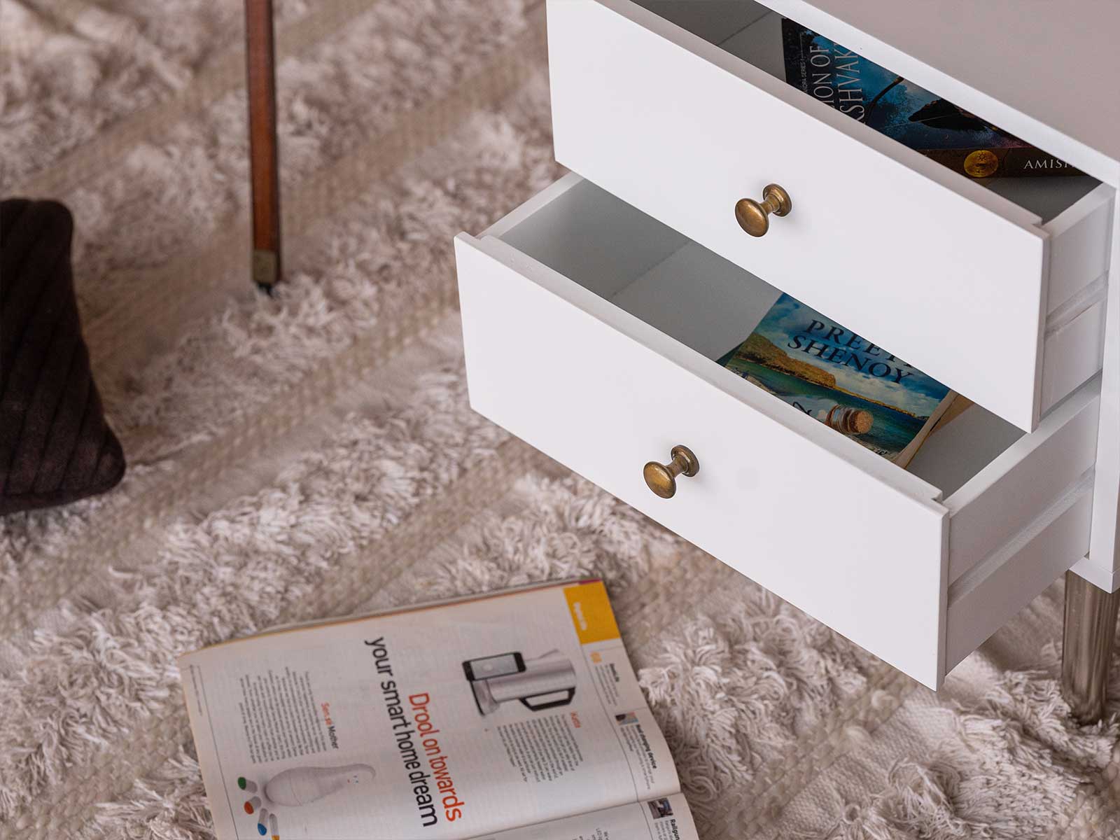 Duraster Novo Premium Mango Wood Bedside Table - Image 3