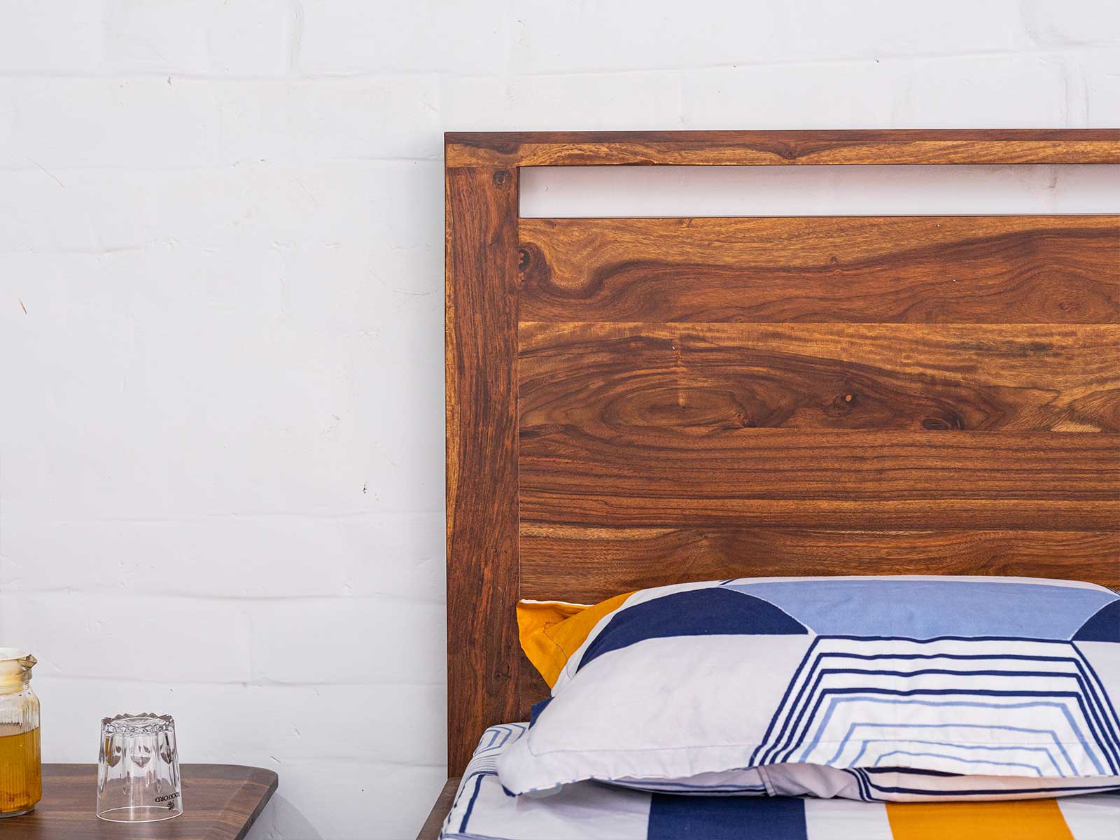 Duraster Amber Sheesham Wood Bed - Image 3