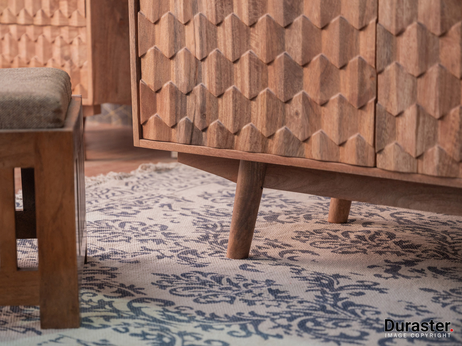 Duraster Diamond Wooden Sideboard Cabinet #7 - Image 3