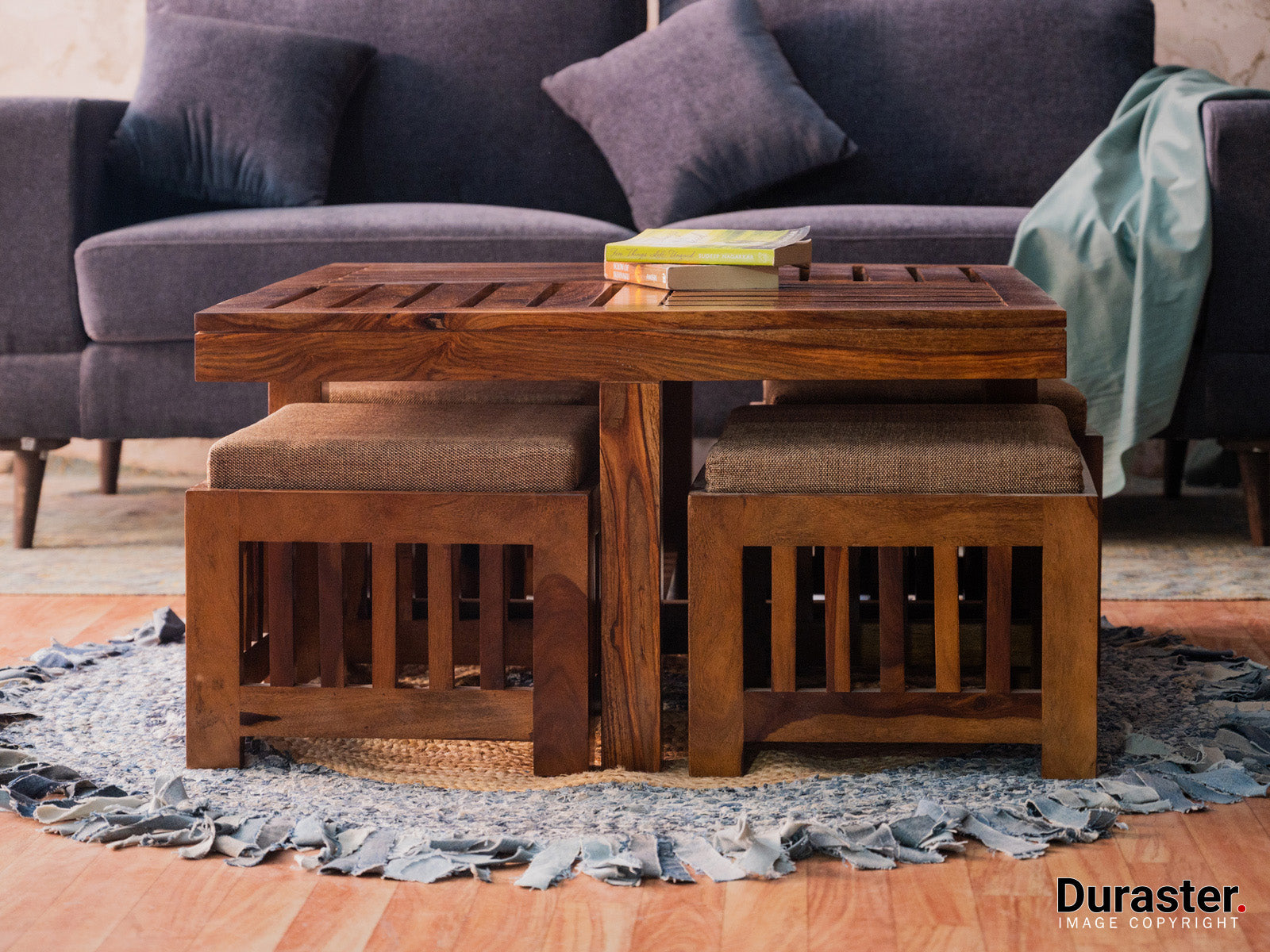 Duraster Amber Modern Living Room Coffee Table #1 - Image 2