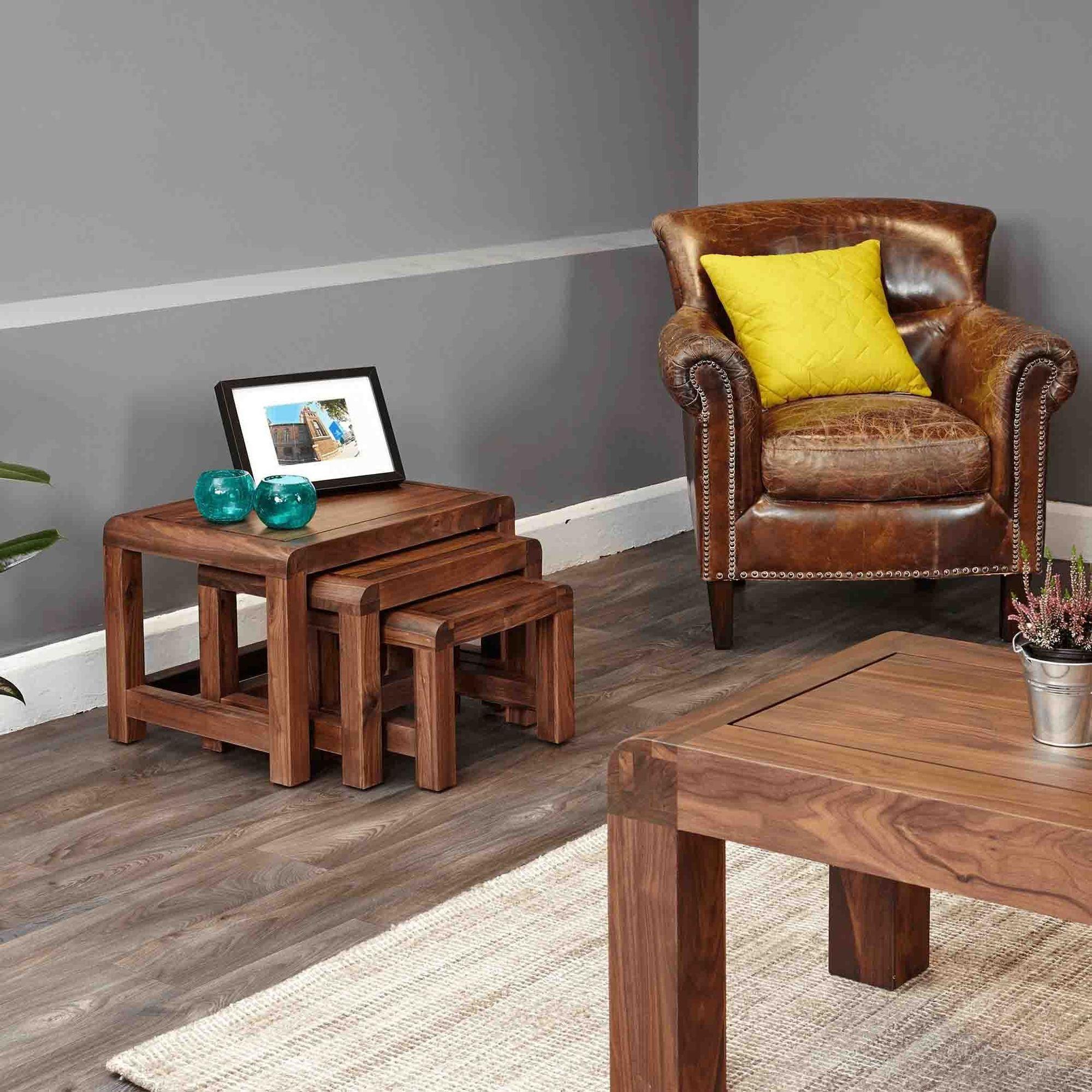 Arthur Nest Of Tables Acacia Wood #6 - Duraster