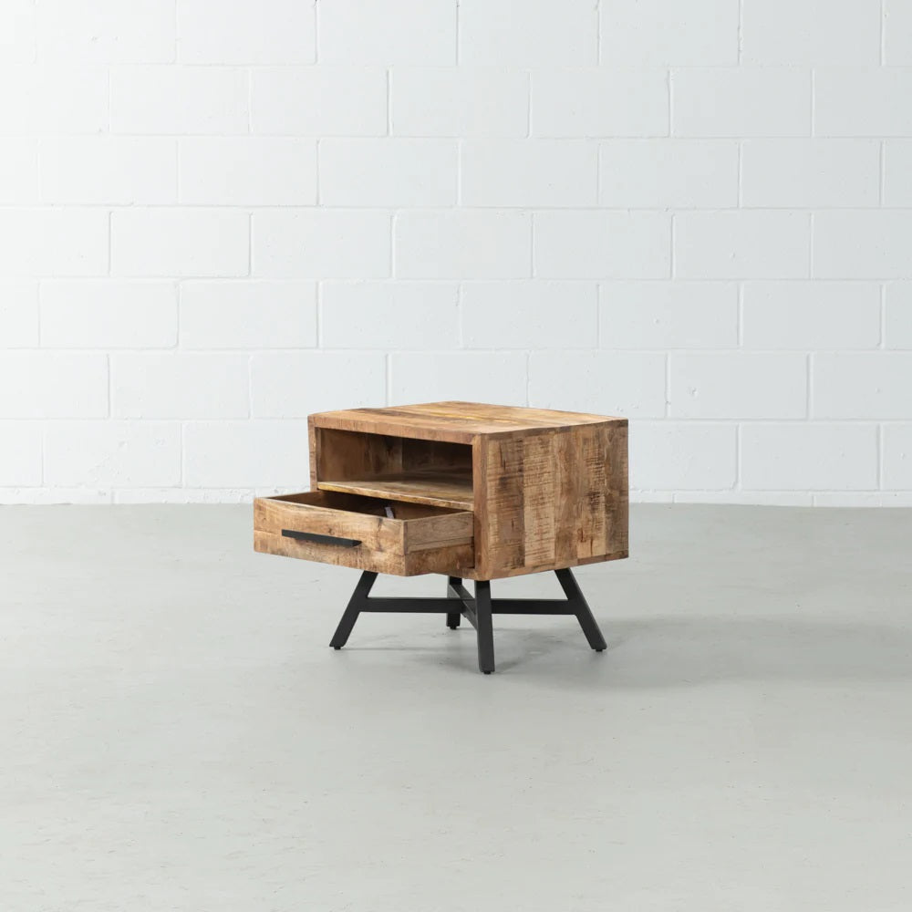Brooklyn Mango Wood Night Stand #2 - Image 3