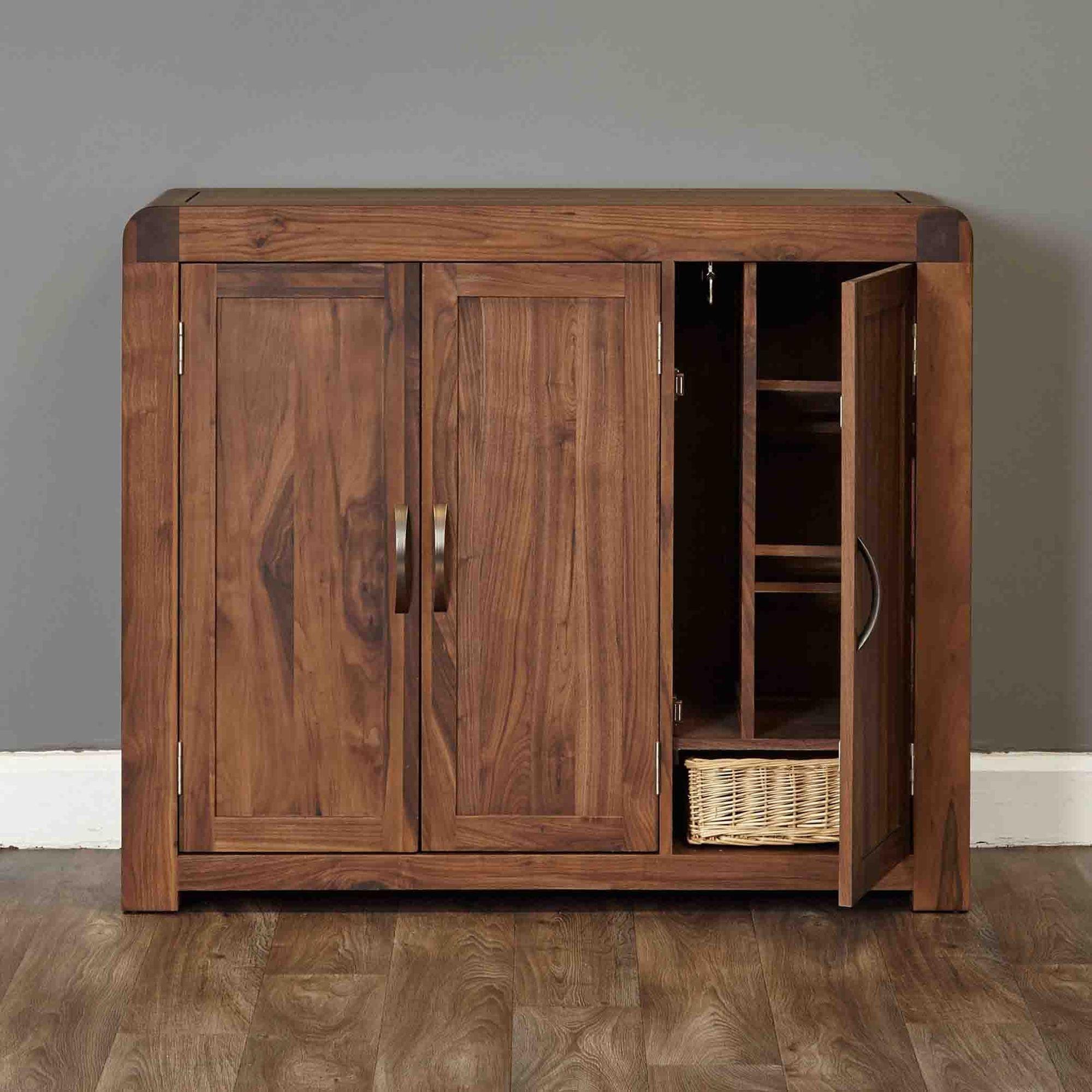 Arthur Large Shoes Cabinet Acacia Wood #12 - Duraster