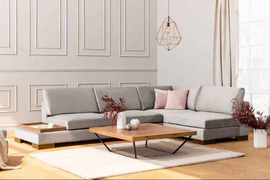 Diana Corner Sofa Grey #9 - Duraster