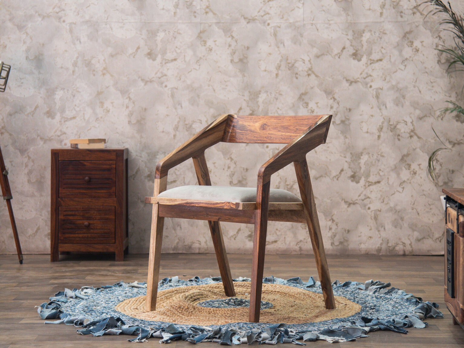 Nature Wooden Armchair