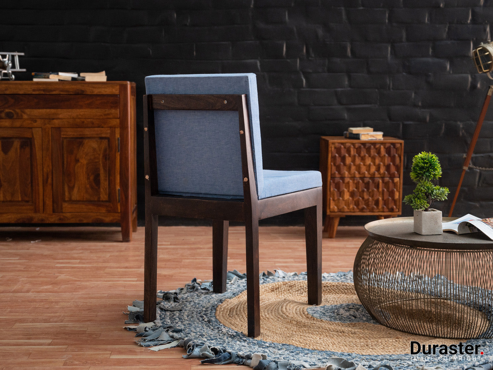 Duraster Gangaur Solid Sheesham Wood Dining Chair #1 - Image 2