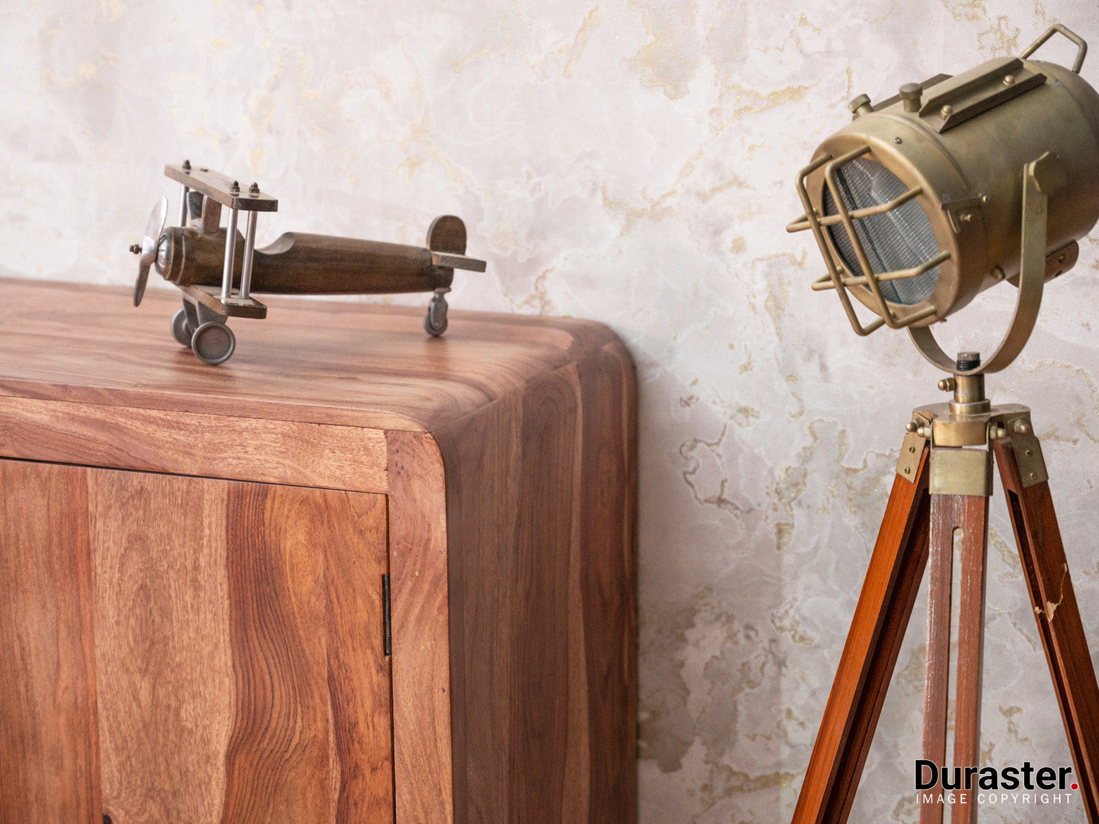 Duraster Hawkin Solid Wood Sideboard Cabinet #1 - Image 3