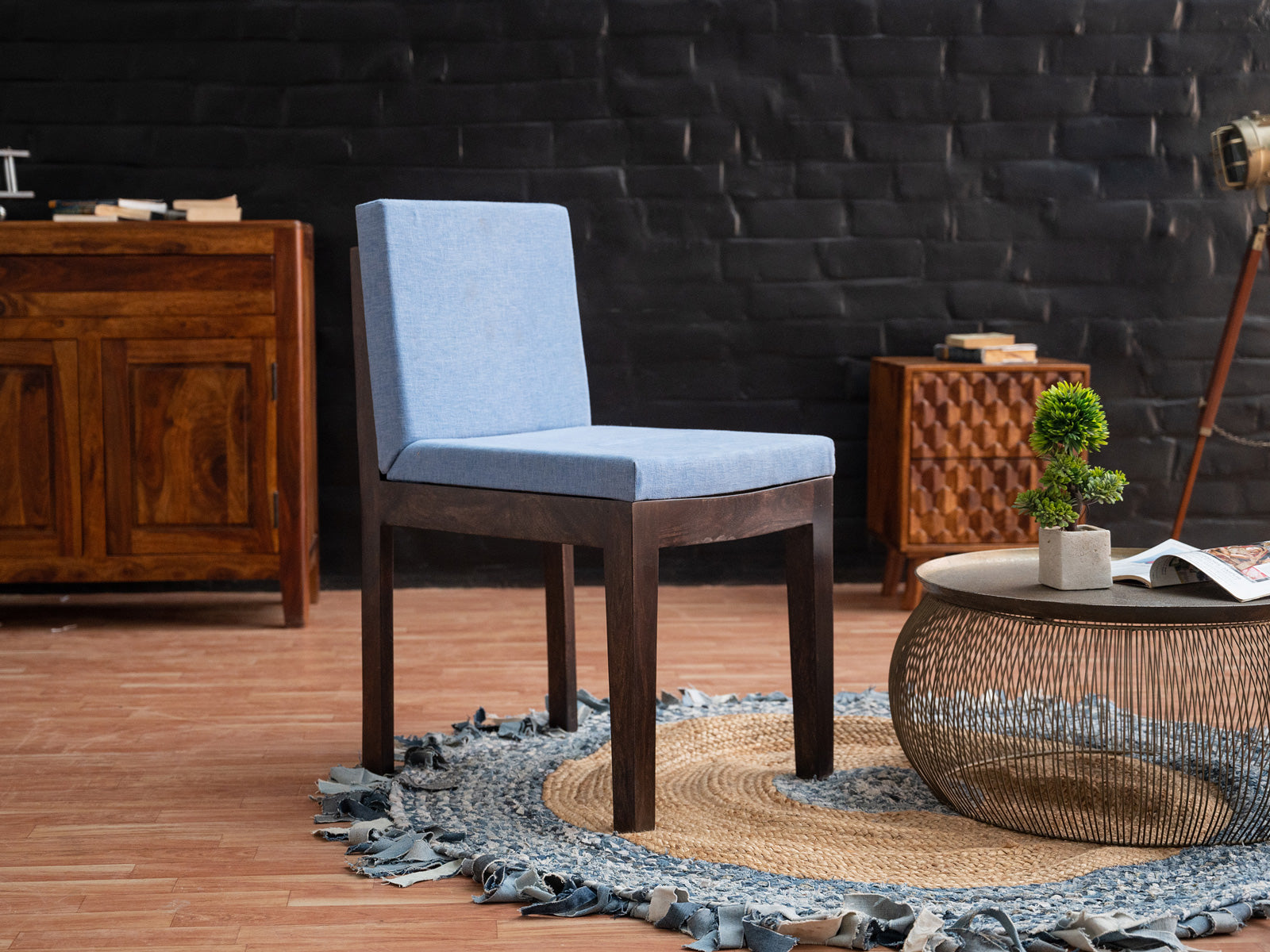 Duraster Gangaur Solid Sheesham Wood Dining Chair #1