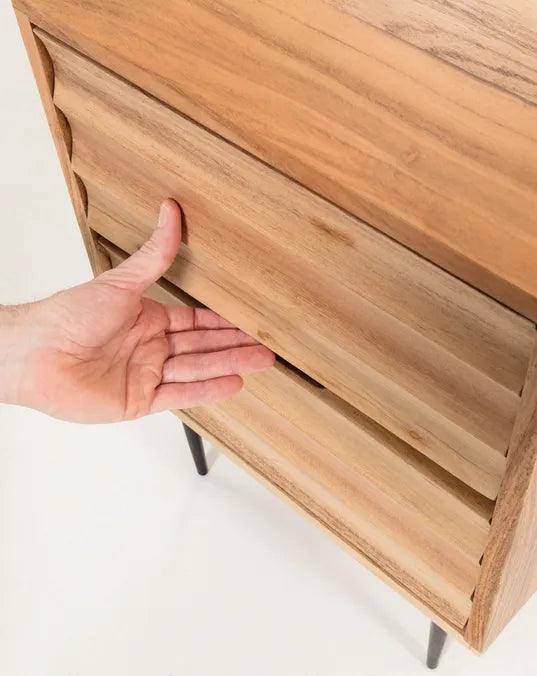 Riverrun Bed Side Table Acacia Wood #1 - Duraster
