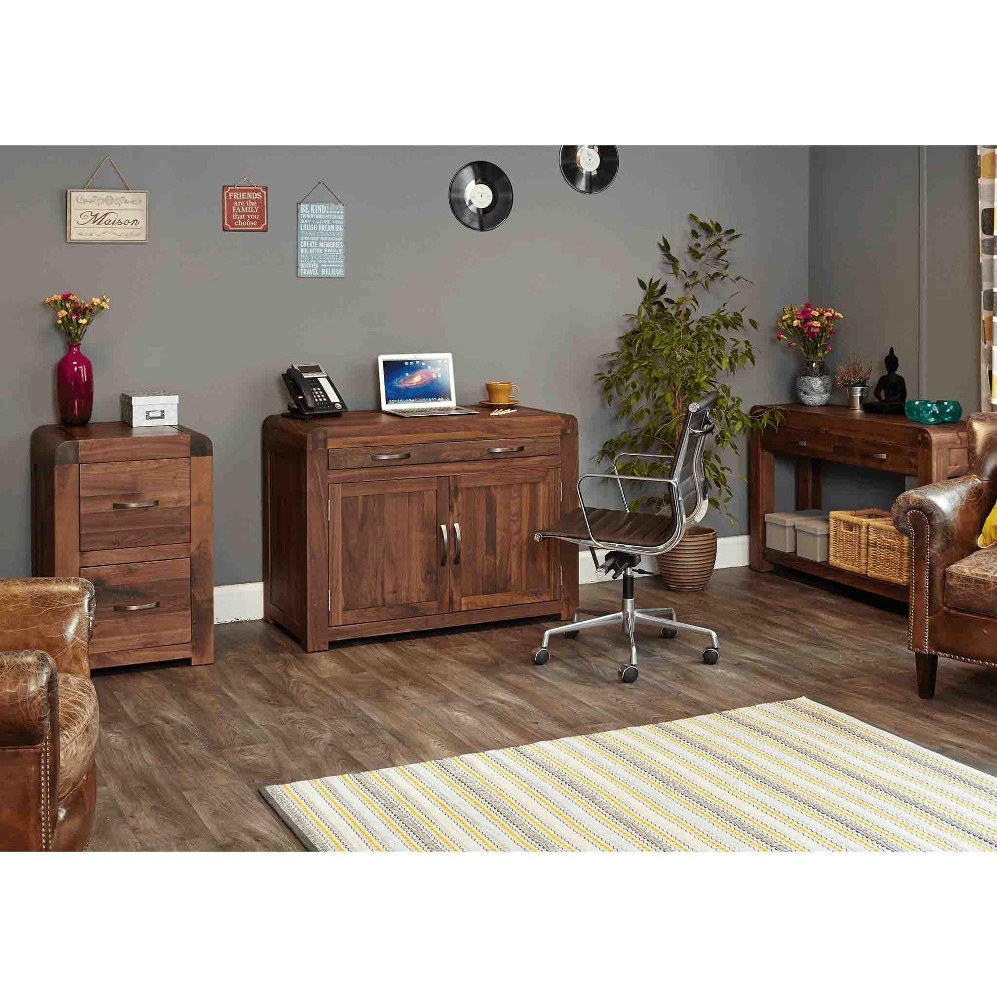 Arthur Working Desk Cum Sideboard Acacia Wood #19 - Duraster