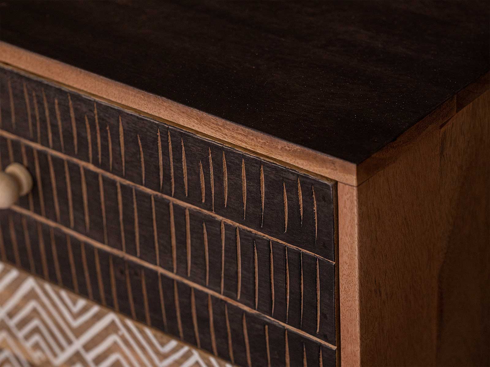 Duraster Ajenta Solid Mango Wood Chest of Drawers #6 - Image 4