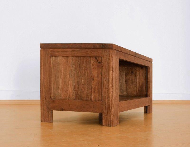 Bison Modern Acacia Wood Elegant Coffee Table - Duraster