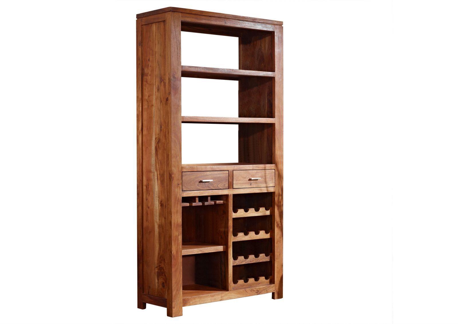 Bison Solid Wood Multi Utility Bar Cabinet - Duraster