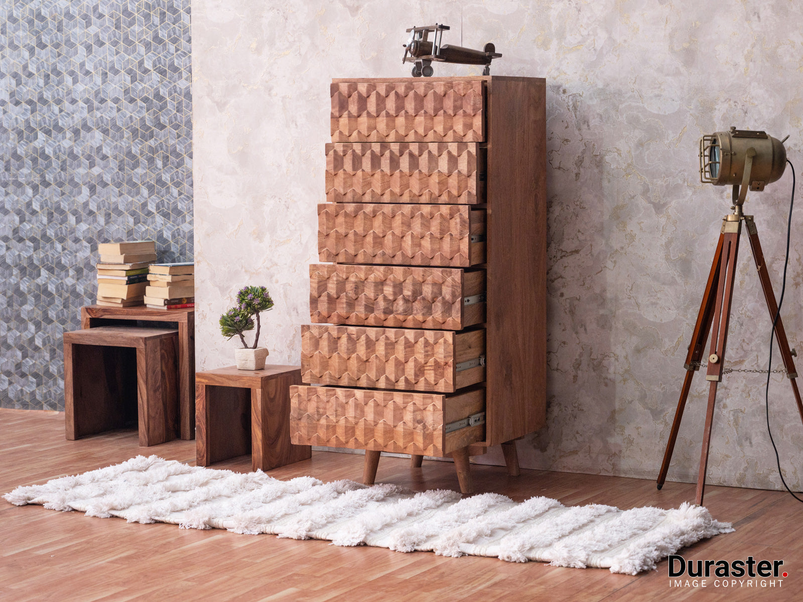 Duraster Diamond Modern Chest Of Drawers #4 - Image 2