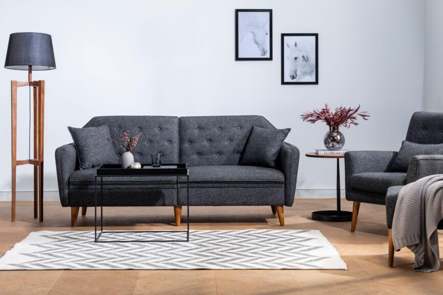 Daisy 3 Seater Anthracite Grey #7 - Duraster