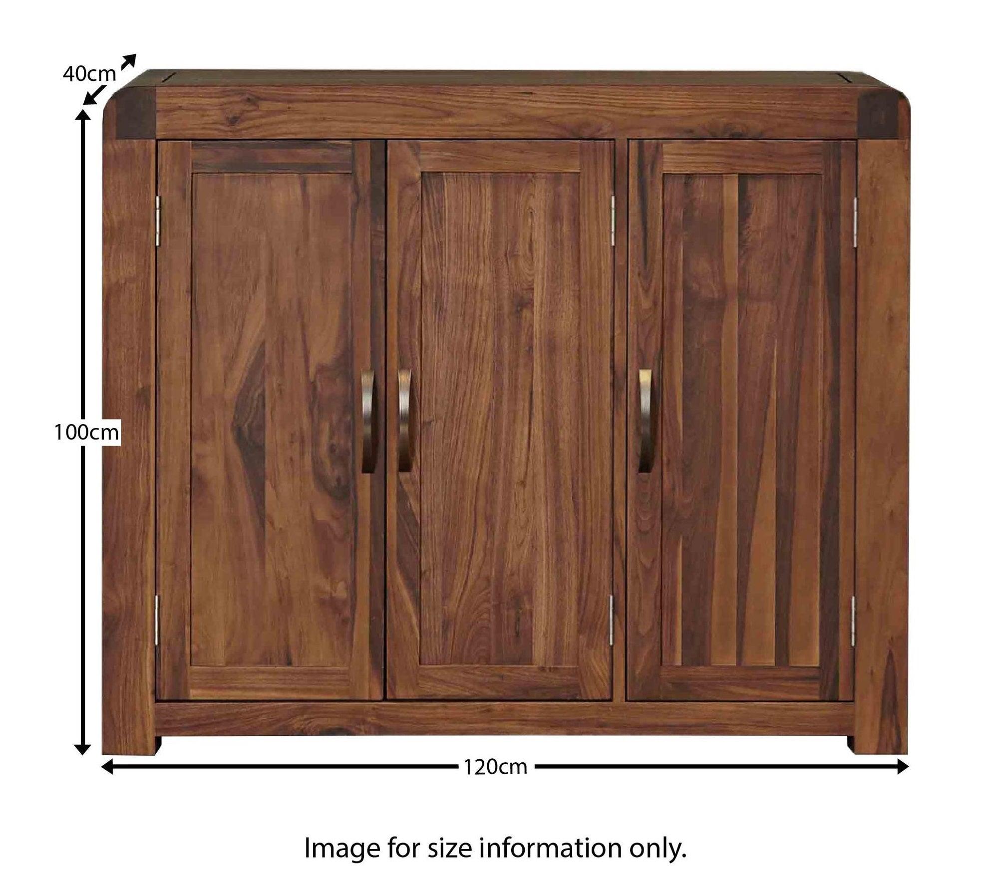 Arthur Large Shoes Cabinet Acacia Wood #12 - Duraster