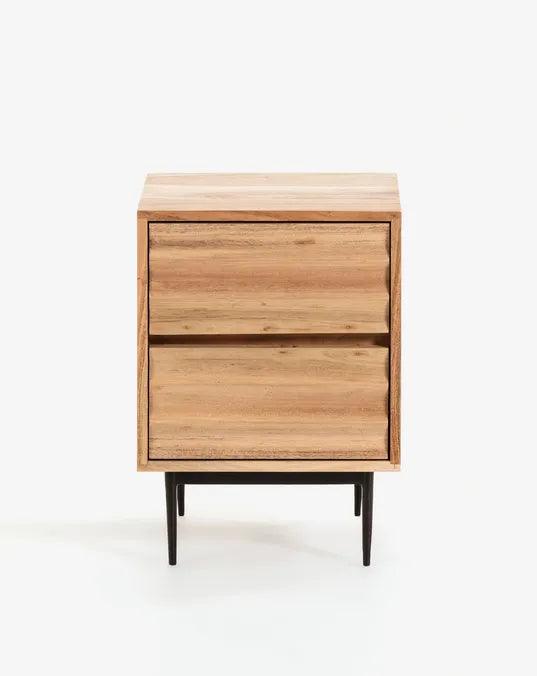 Riverrun Bed Side Table Acacia Wood #1 - Duraster