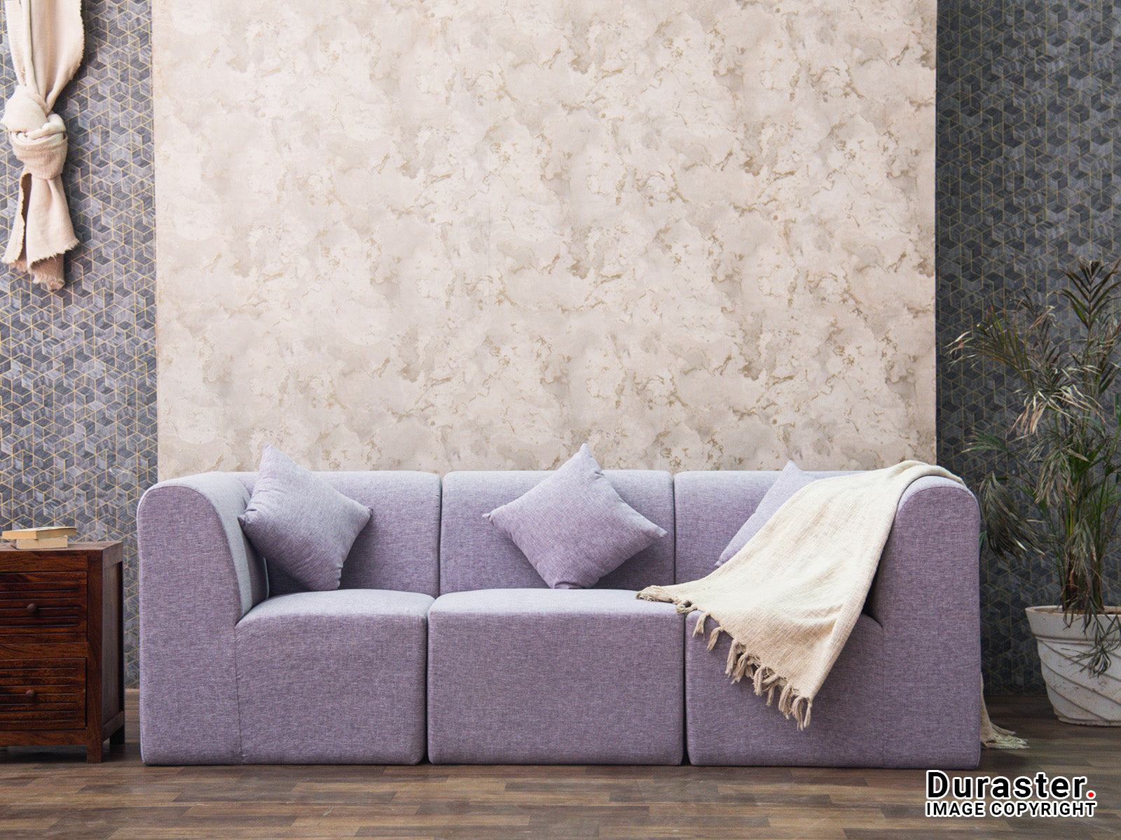 Duraster Diana U Shaped Sofa Light Grey #40 - Image 5