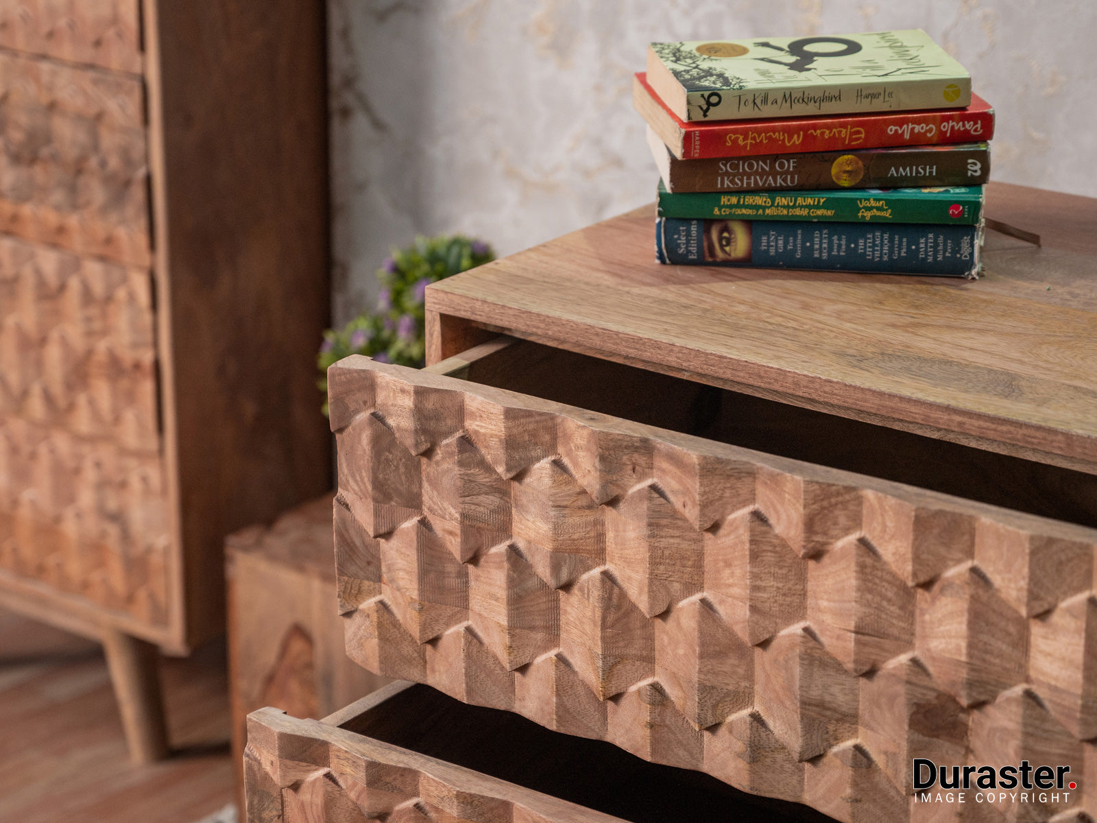 Duraster Diamond Wooden Chest of Drawers #3 - Image 3