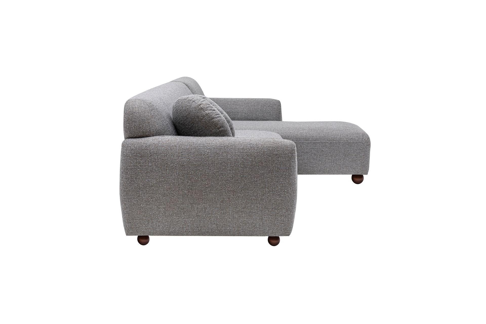 Diana Corner Sofa Light Grey#6 - Duraster