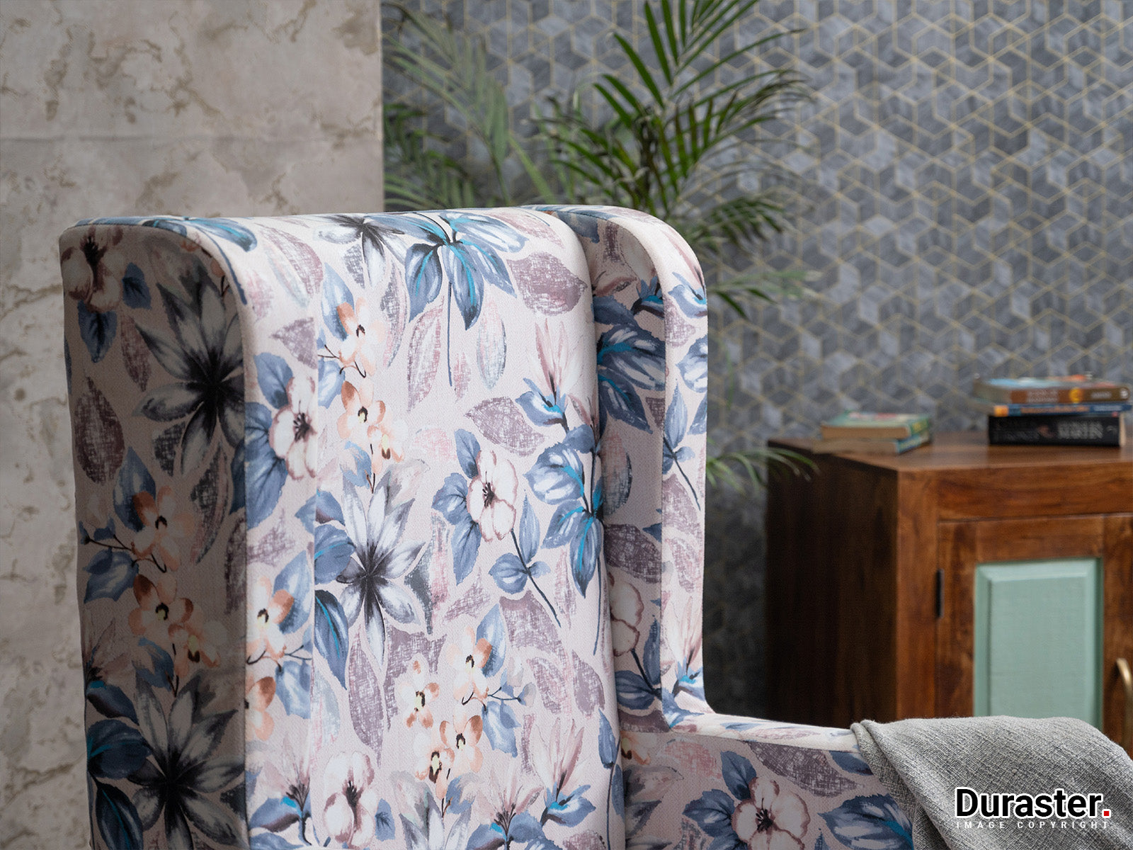 Duraster Nour Modern Wing Back Chair #2 - Image 2