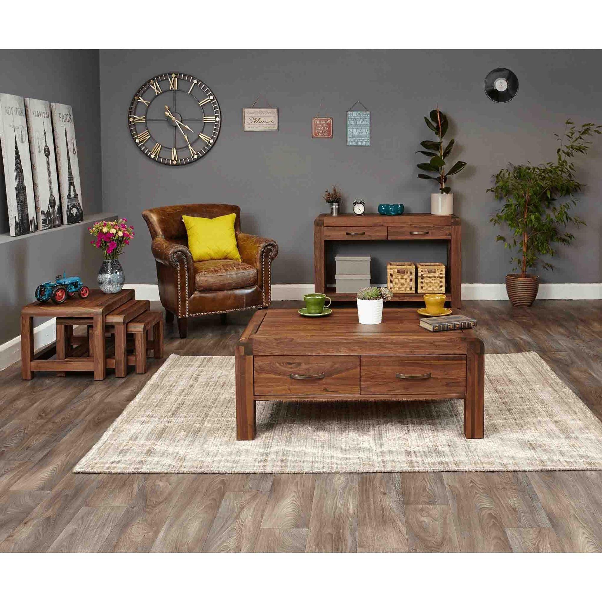 Arthur Large Coffee Table Acacia Wood #14 - Duraster