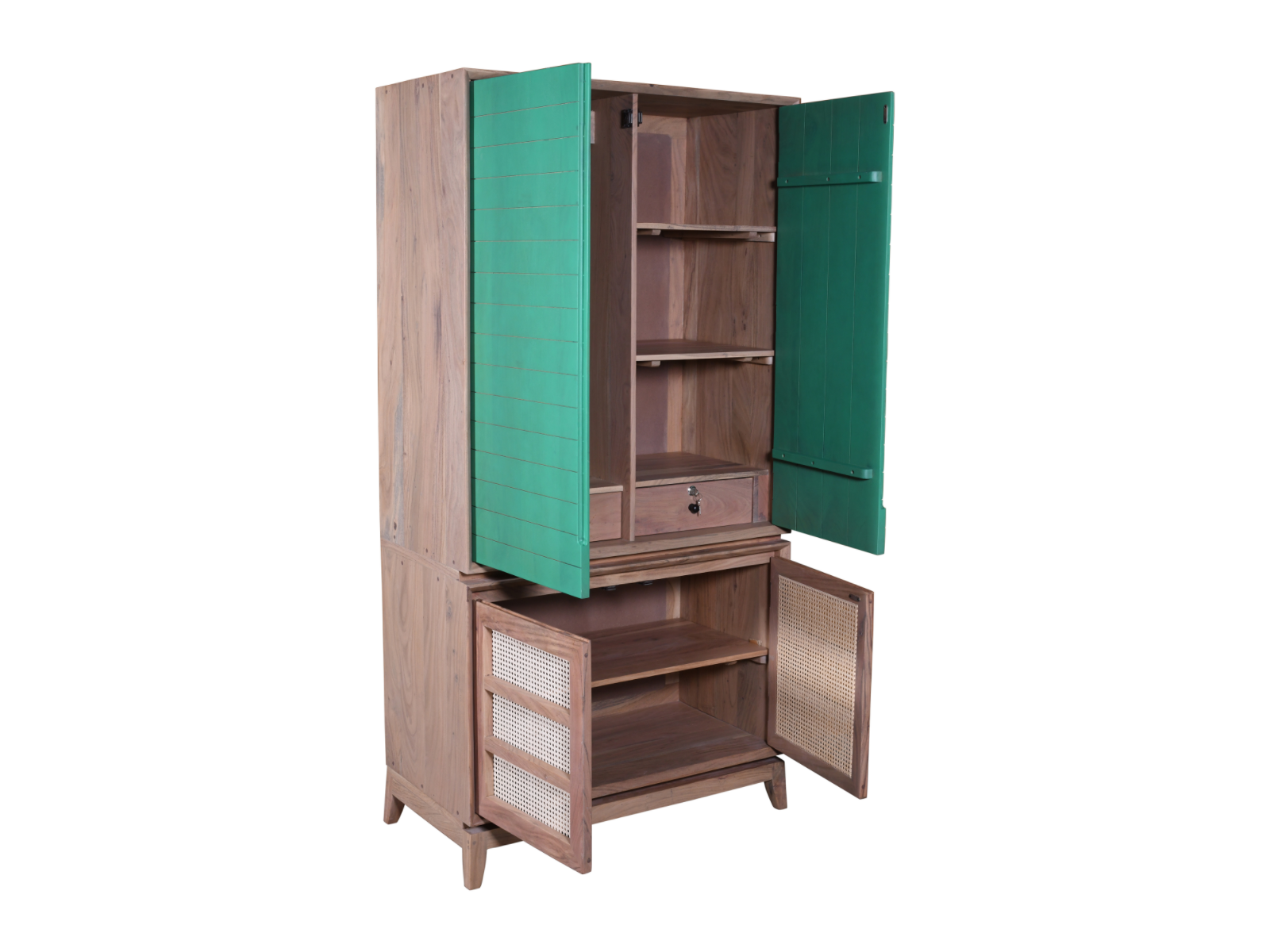 Duraster Elementary Acacia Wooden Wardrobe #3 - Image 4
