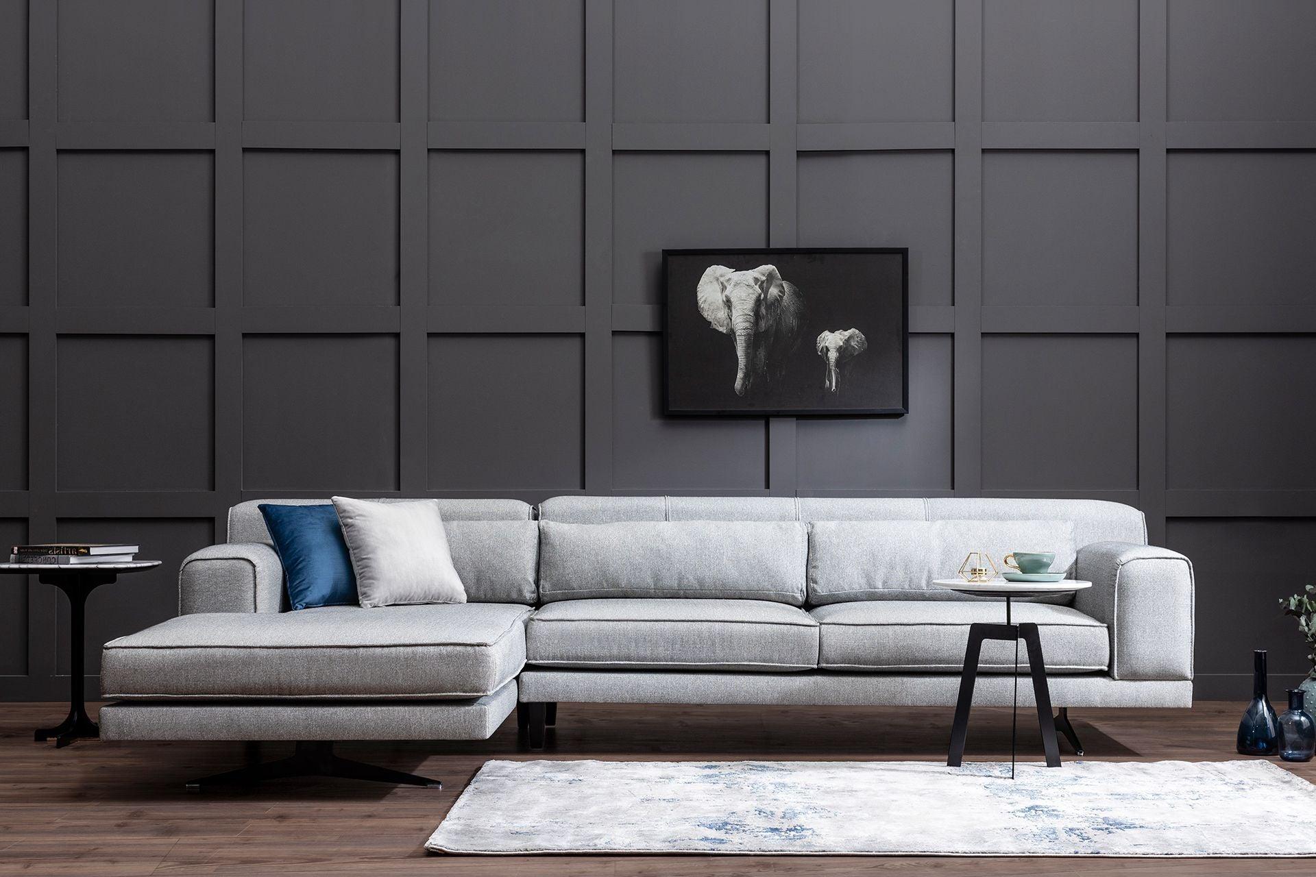 Diana Corner Sofa Grey #5 - Duraster
