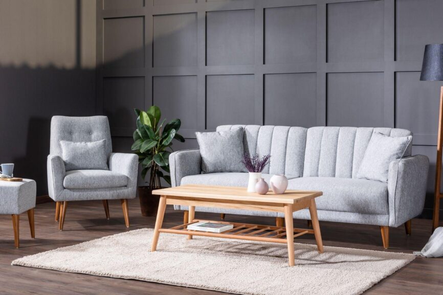 Daisy 3 Seater Light Grey #11 - Duraster