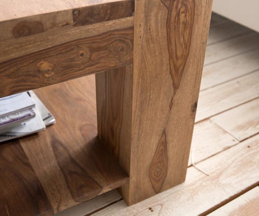 Elementary Stylish Sheesham Coffee Table #9 - Duraster