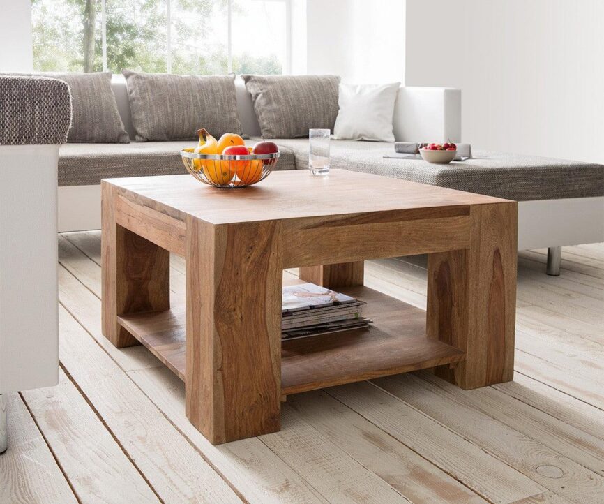 Elementary Stylish Sheesham Coffee Table #9 - Duraster