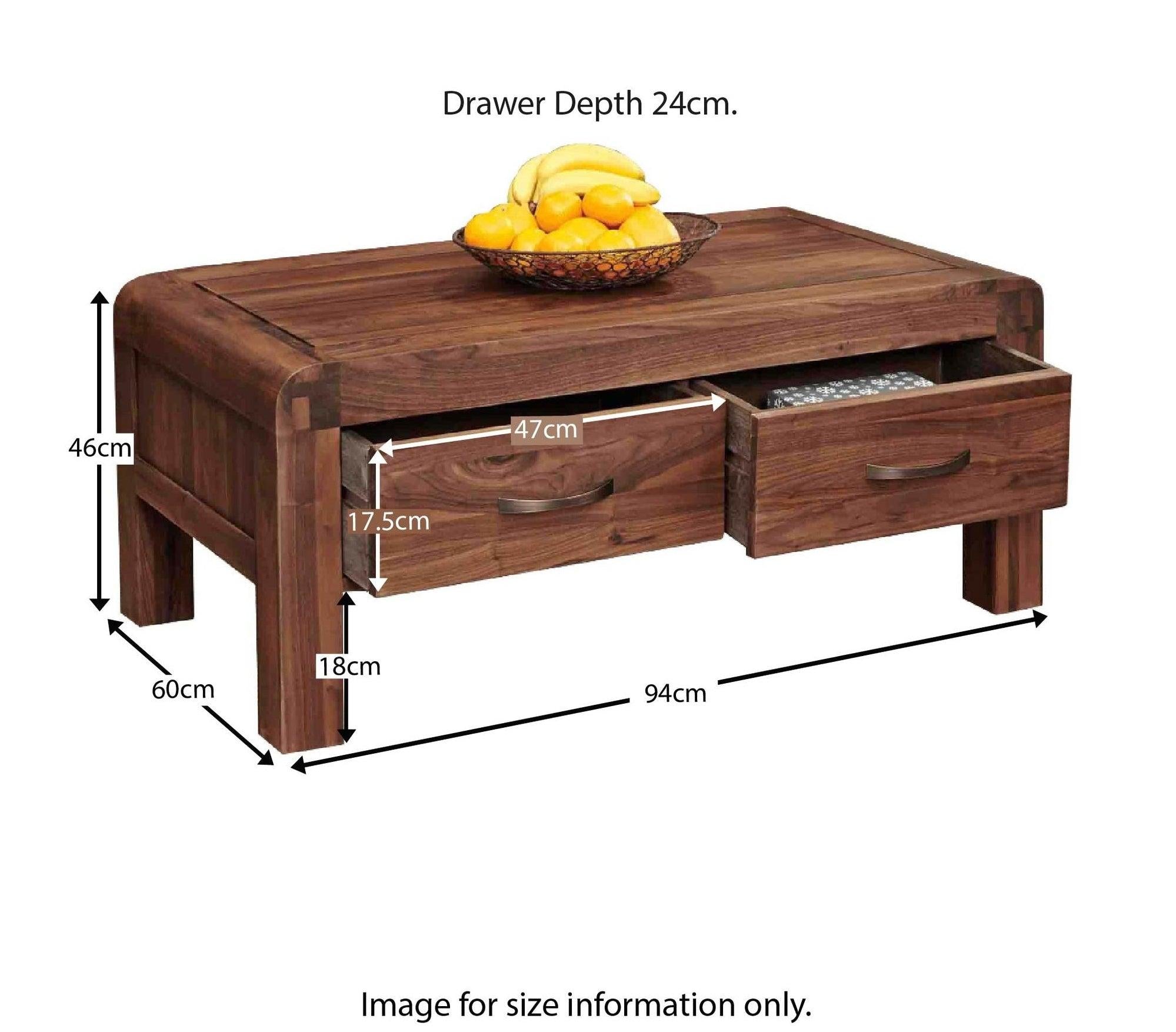 Arthur Large Coffee Table Acacia Wood #14 - Duraster