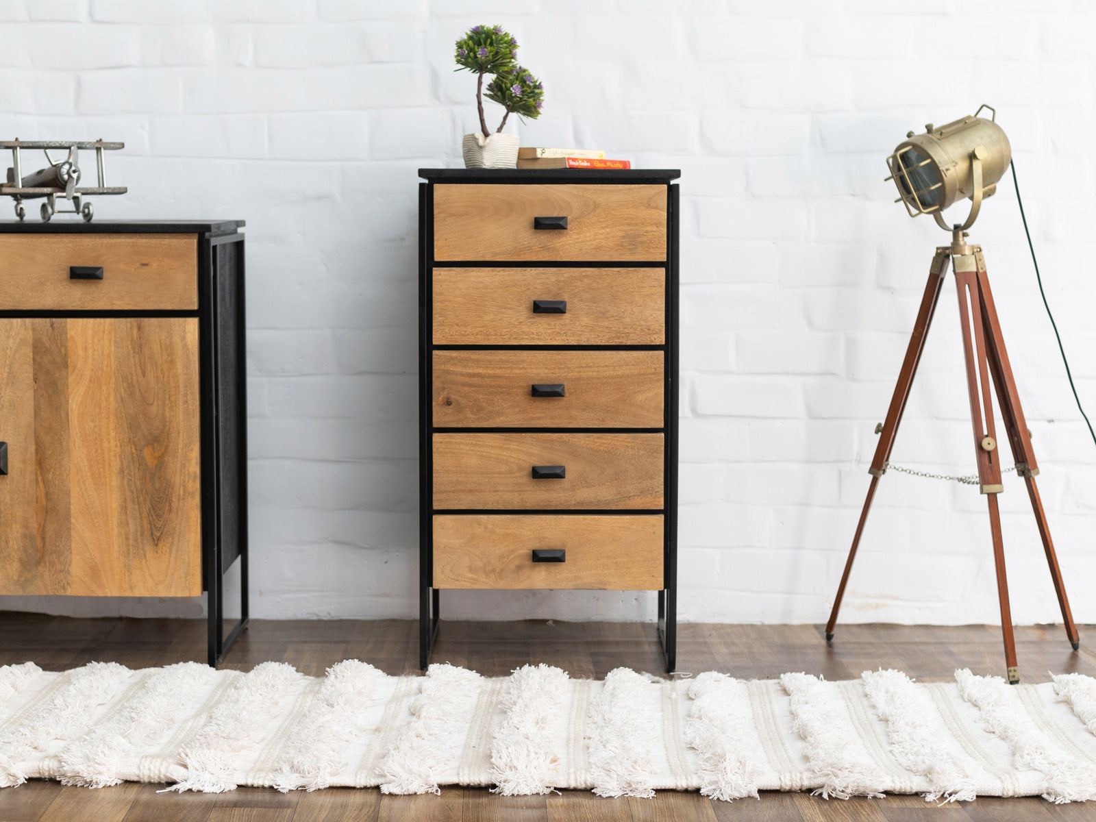 Mango Wood Chest Of Drawers