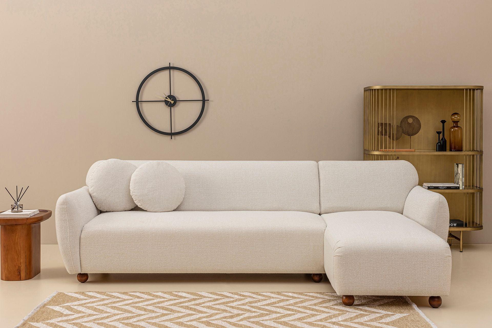 Diana Corner Sofa Ecru#7 - Duraster