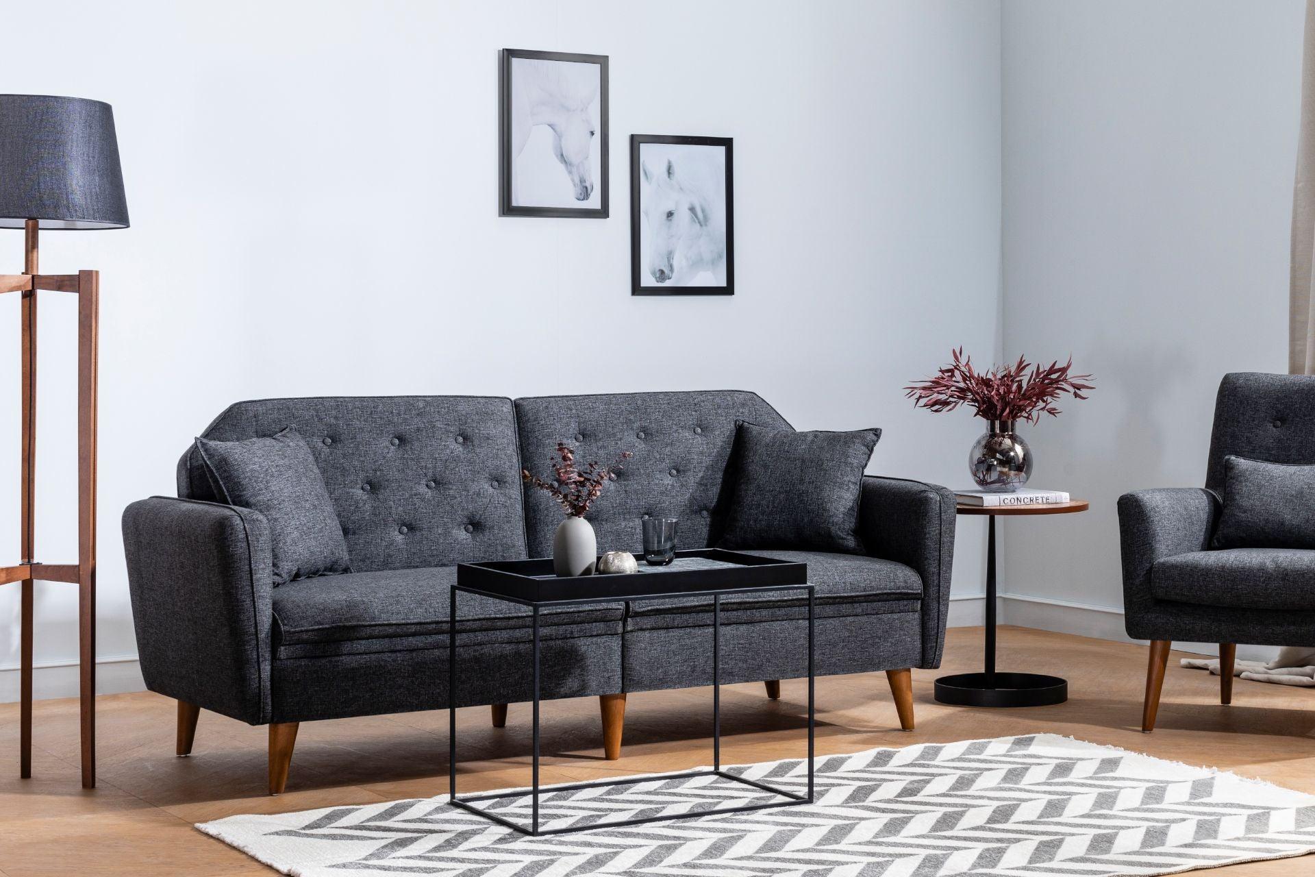 Daisy 3 Seater Anthracite Grey #7 - Duraster