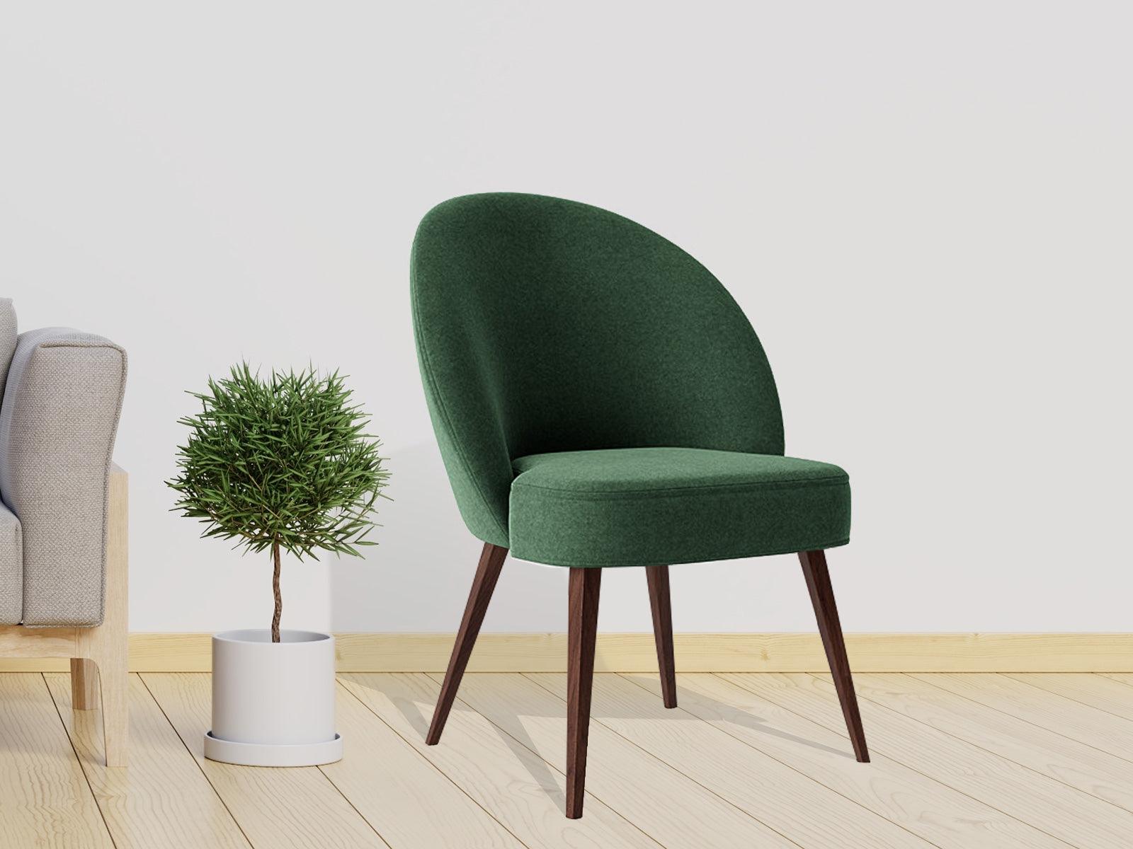 Elemantary Solid Wood Fabric Upholstered Chair #6 - Duraster
