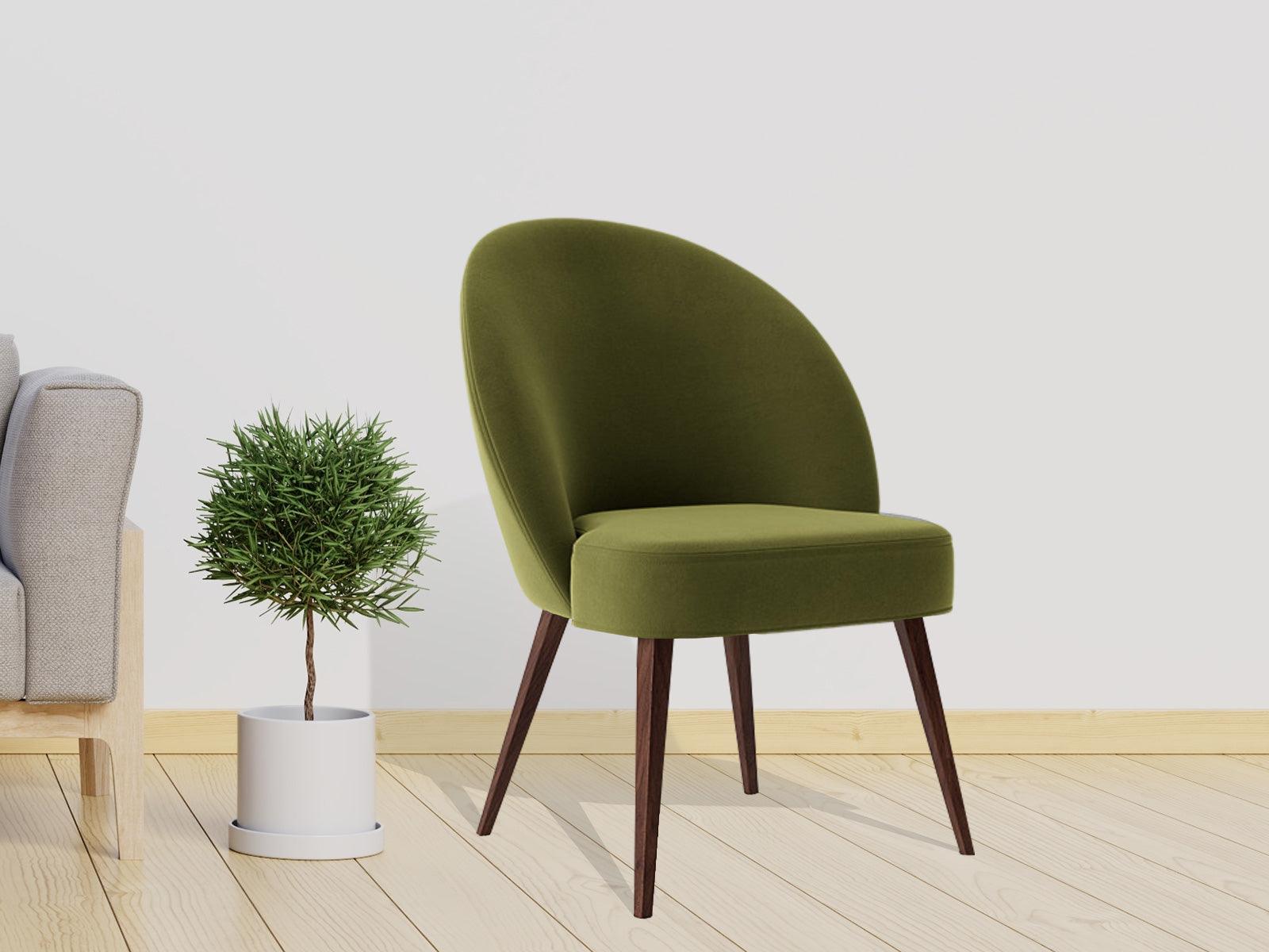 Elemantary Solid Wood Fabric Upholstered Chair #6 - Duraster