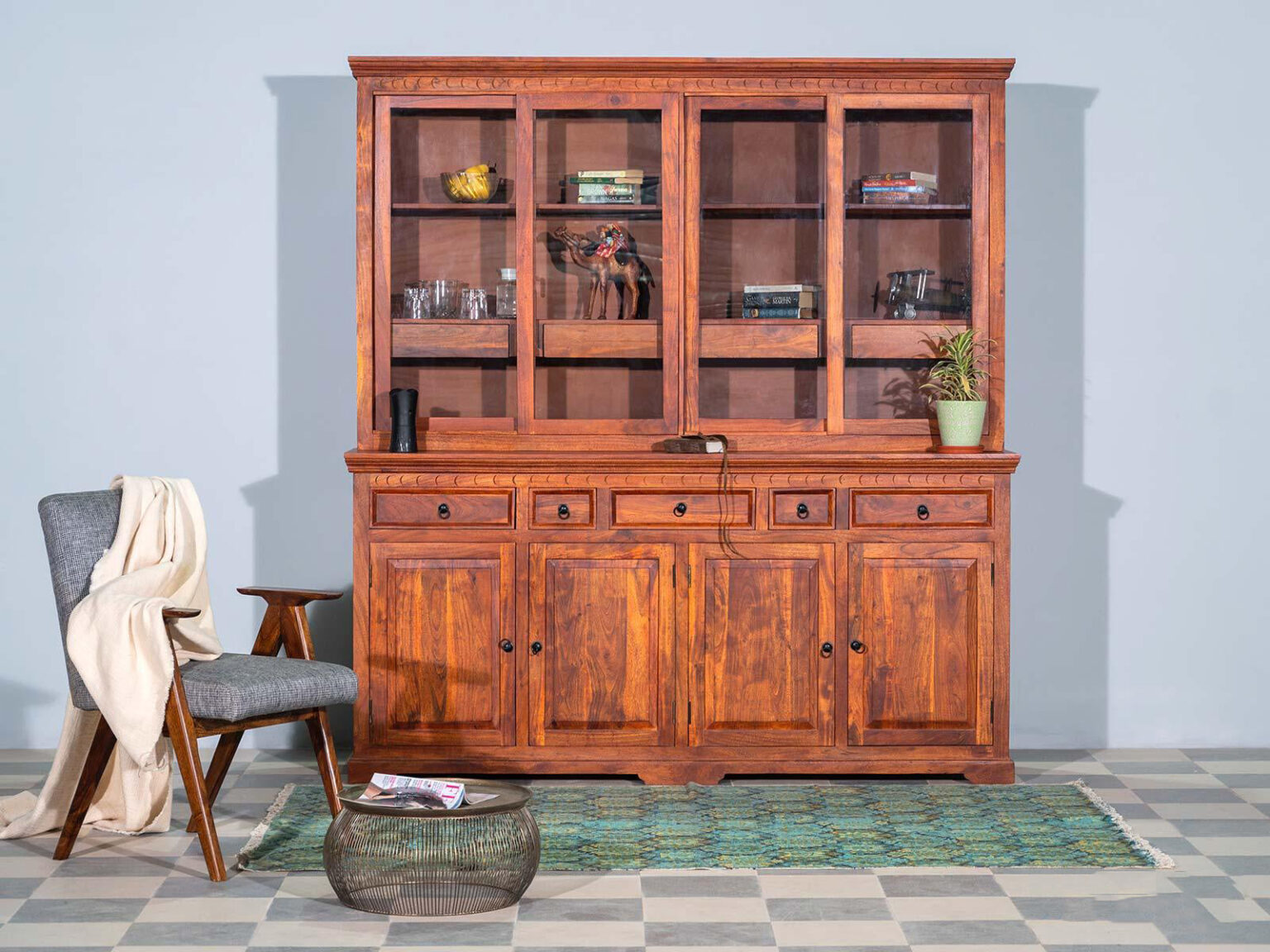 Aristocrat Acacia Wood Cabinet #9 - Duraster