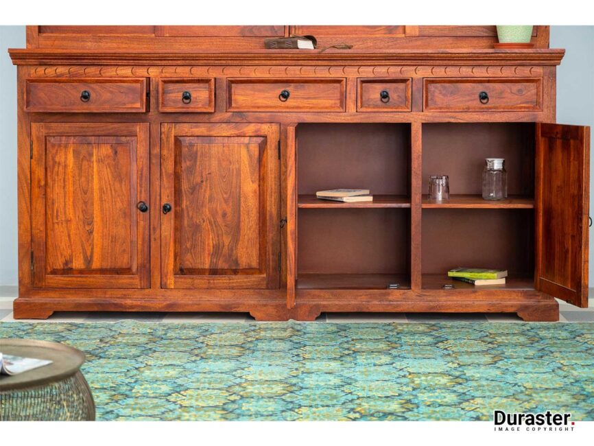 Aristocrat Colonial Acacia Wood Cabinet #10 - Duraster