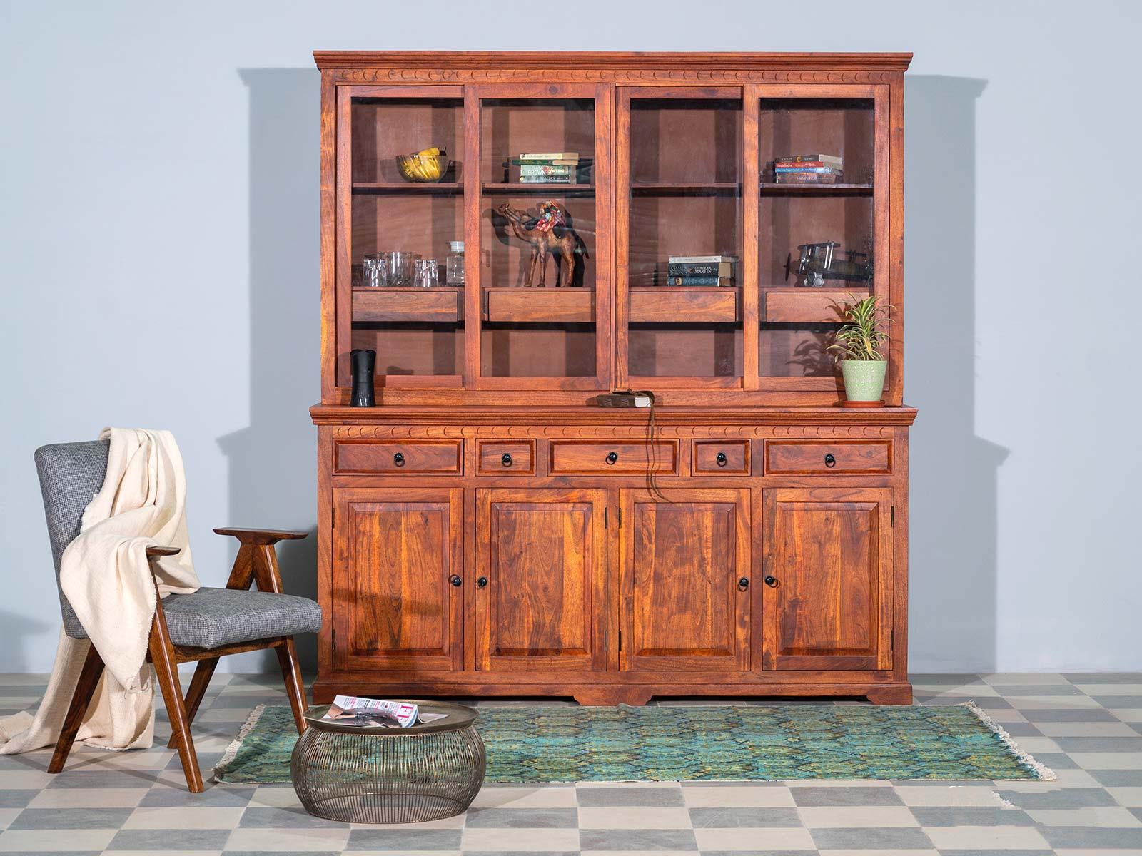 Aristocrat Colonial Acacia Wood Cabinet #10 - Duraster