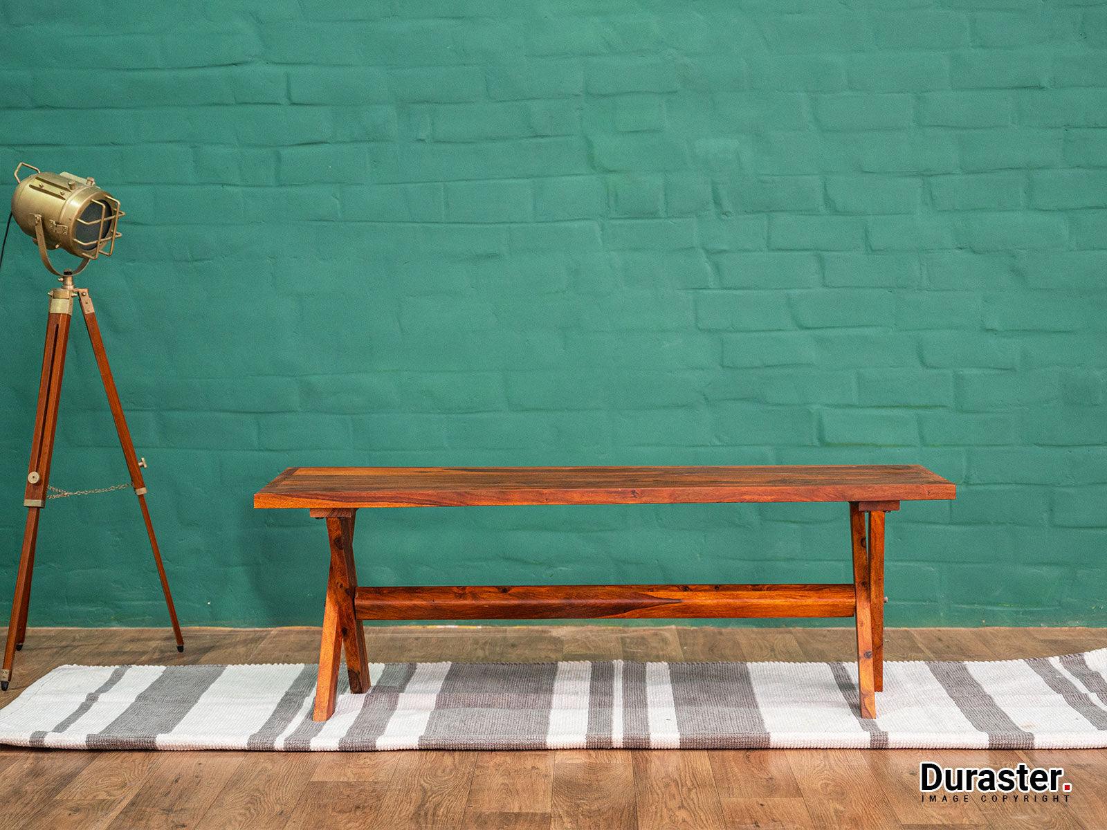 Aristocrat Modern Solid Wood Bench