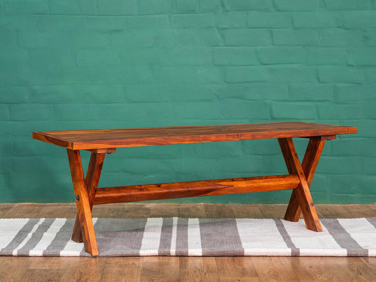 Aristocrat Modern Solid Wood Bench