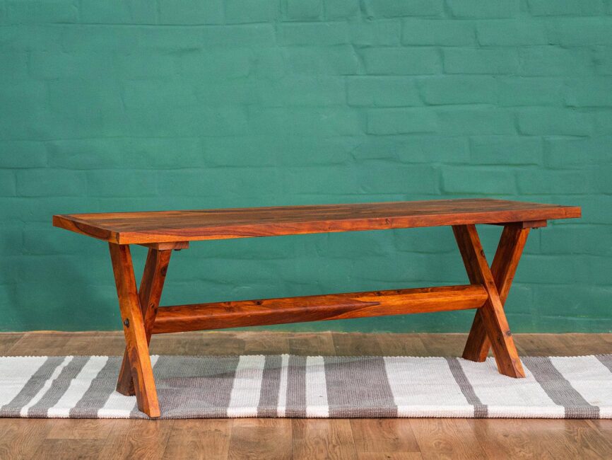 Aristocrat Modern Solid Wood Bench
