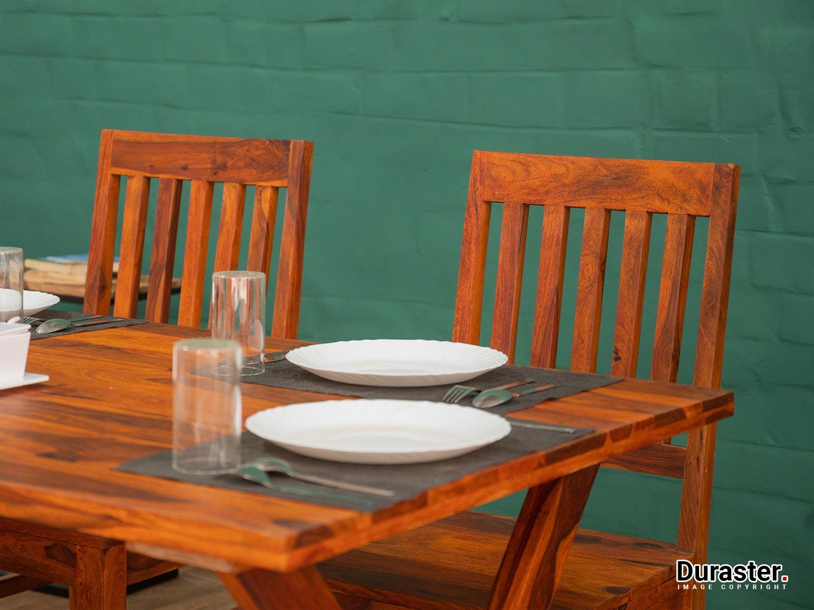 Aristocrat Solid Wood Dining Table Set 6 Seater