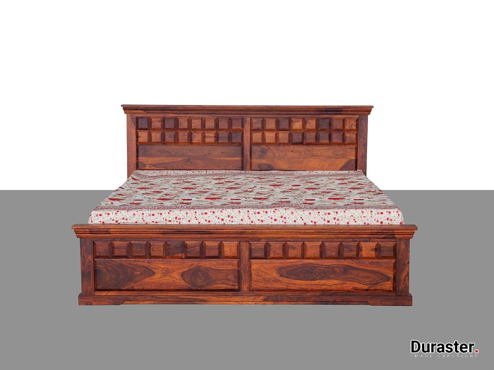 Aristocrat Solid Wood Storage Bed #6 - Duraster