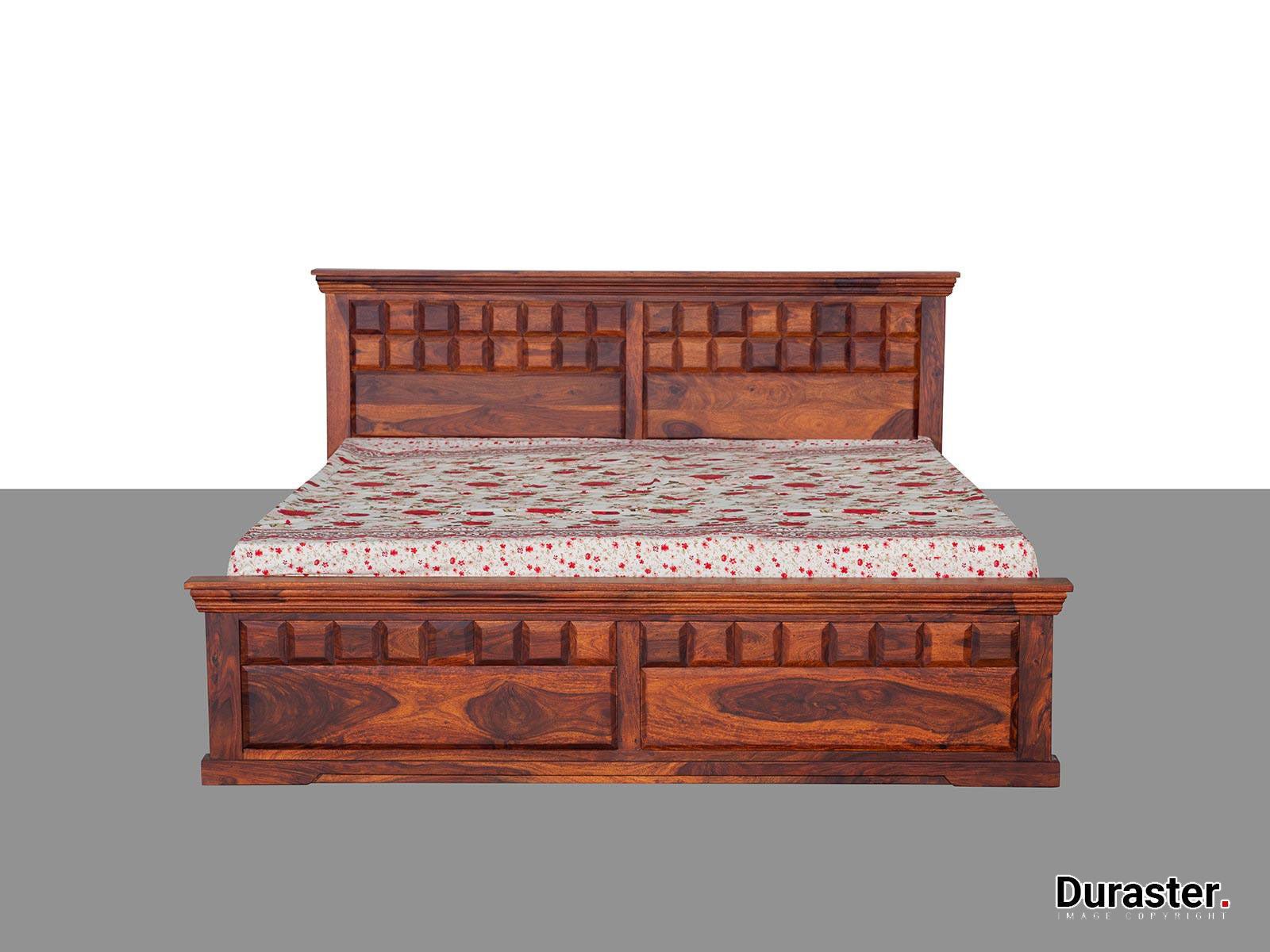 Duraster Aristocrat Solid Wood Storage King Size Bed #6 - Image 7