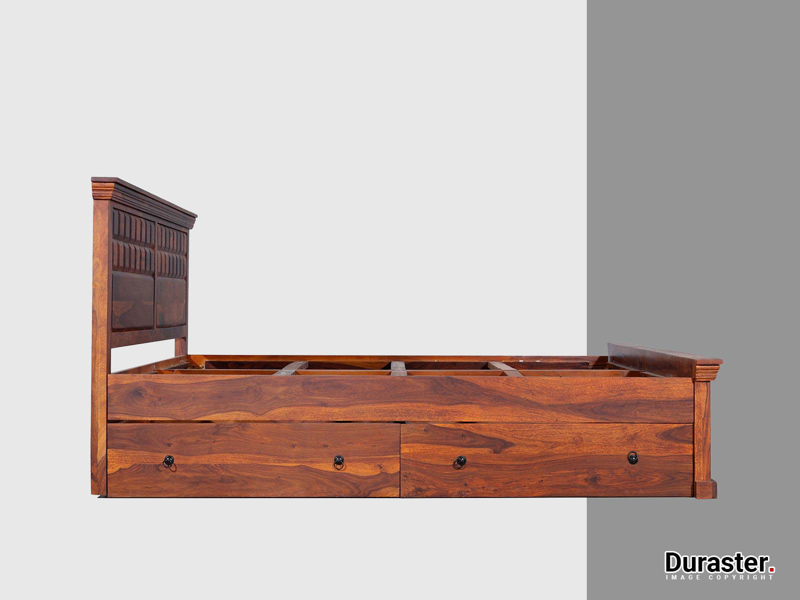 Duraster Aristocrat Solid Wood Storage King Size Bed #6 - Image 8